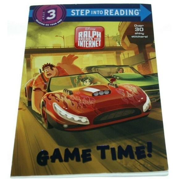 Disney Ralph Breaks The Internet Step 3 Reading On Your Own Book & Stickers GUC